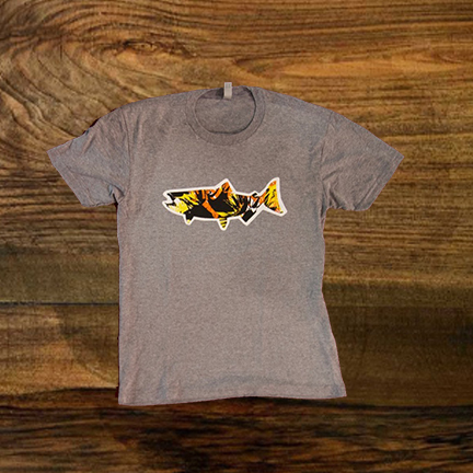 Fish 4 Directions Shirt - Little Shell Tribe of Montana %