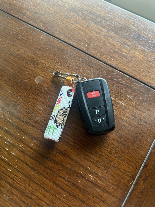 Little Shell Beaded Key Chain