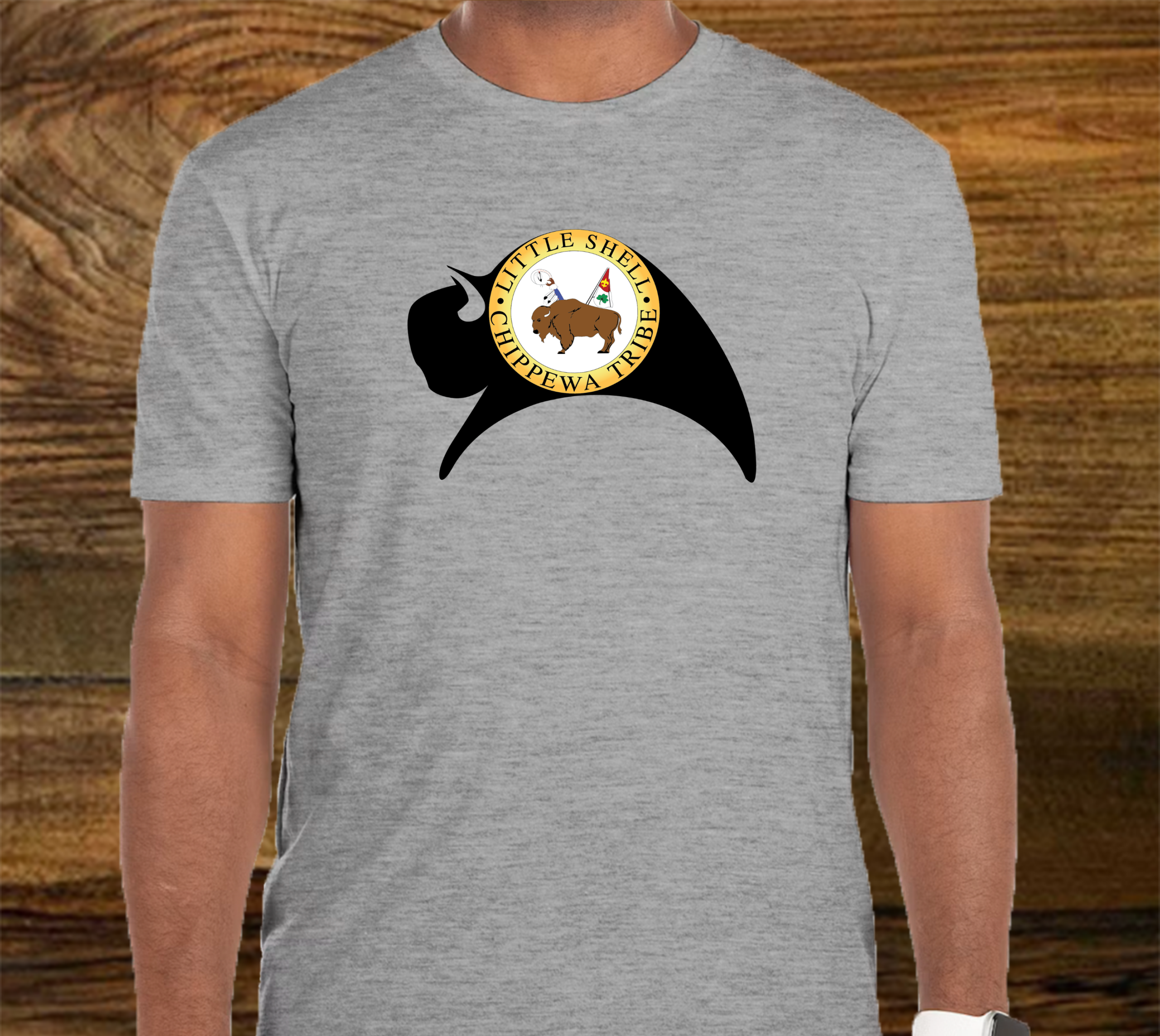 Little Shell Chippewa Bison T Shirts