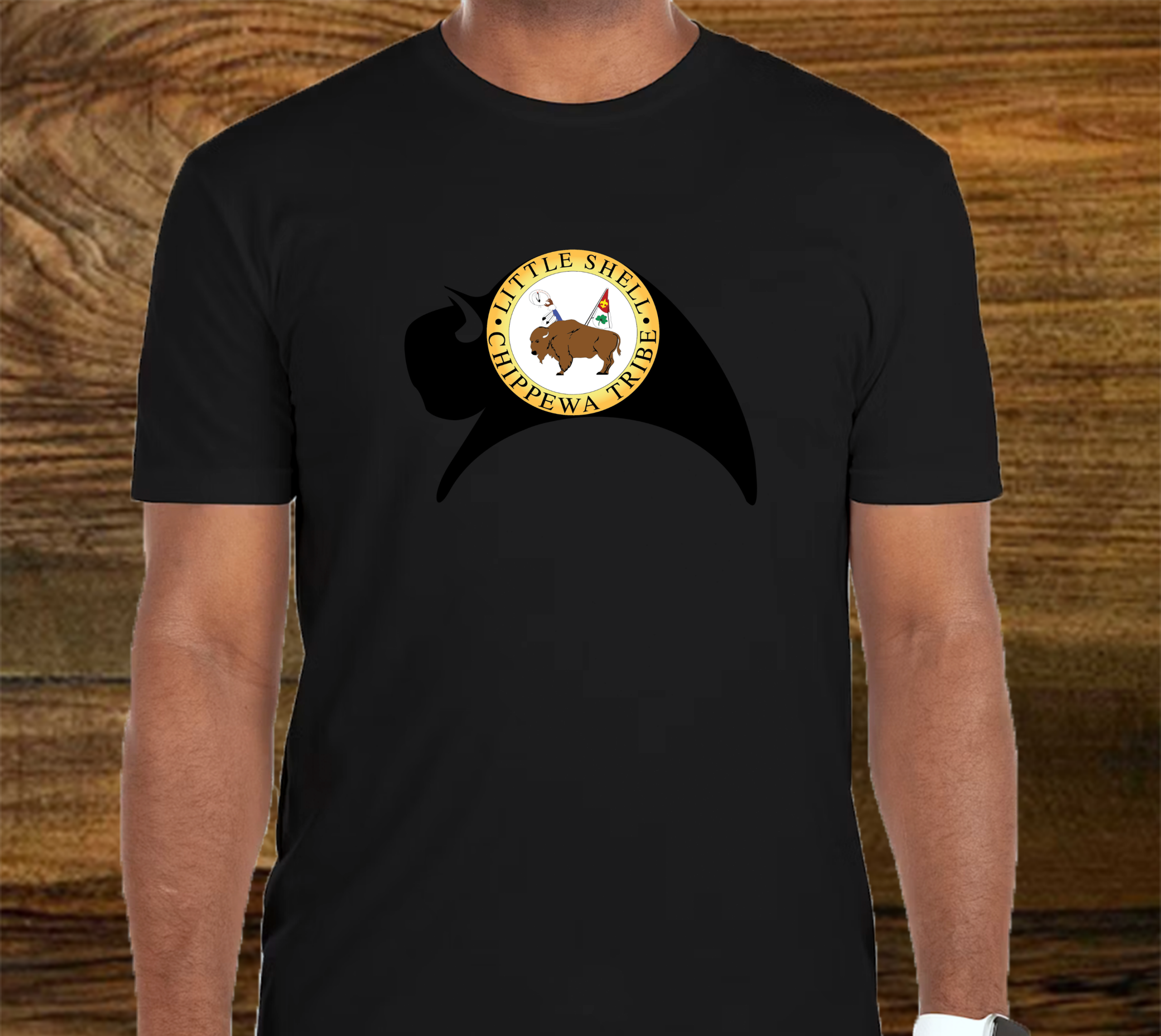 Little Shell Chippewa Bison T Shirts