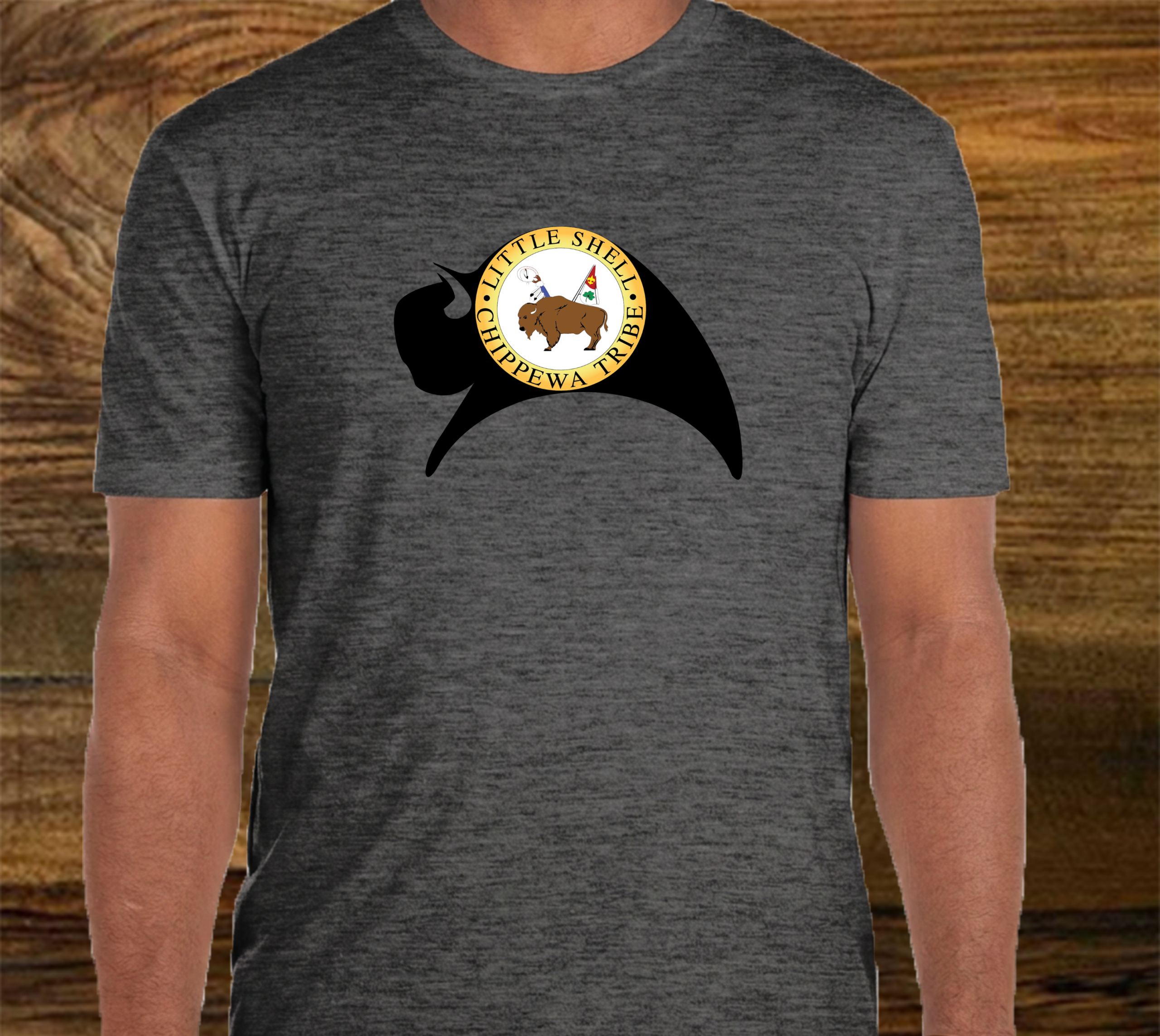 Little Shell Chippewa Bison T Shirts