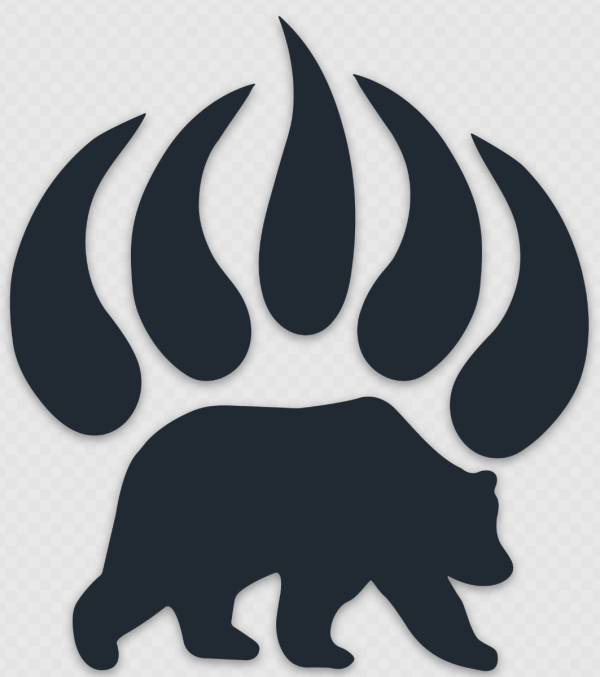 Bear Paw Claw Transfer Sticker