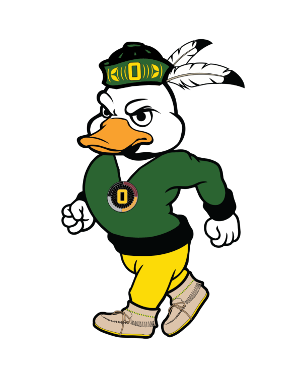 Native The Duck University Oregon Ducks - Little Shell Tribe of Montana