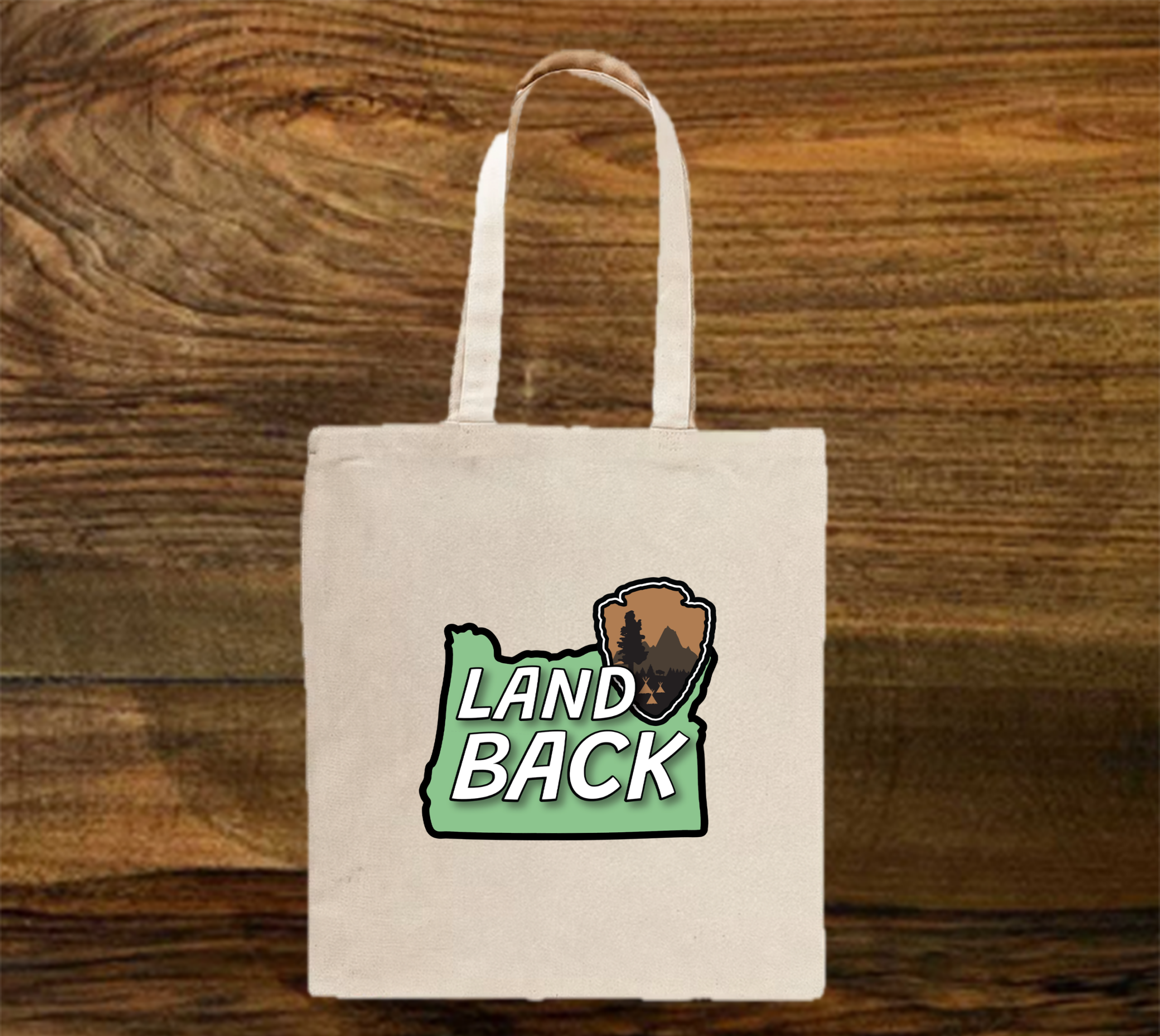 Land Back Tote Bags