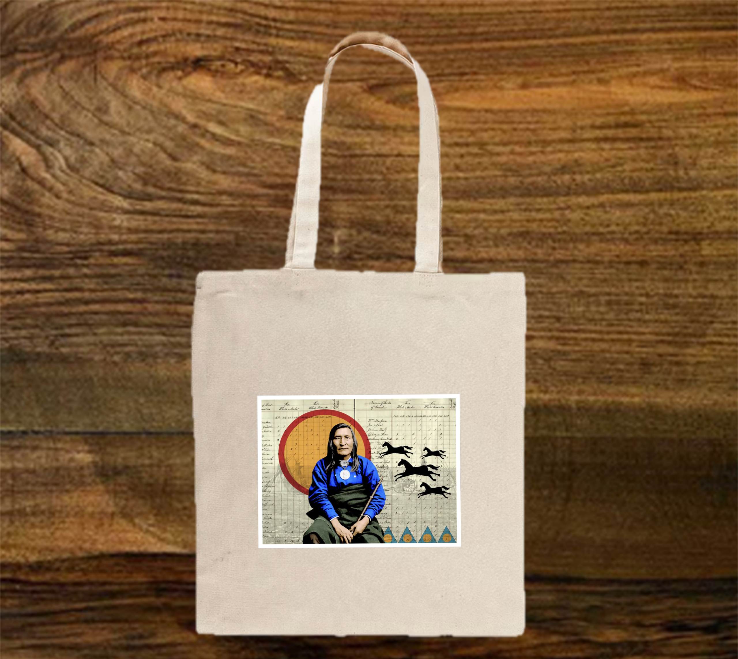 Native American Chiefs & Leaders Tote Bags